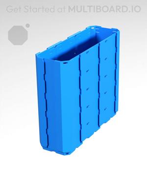 1x3x2.5 - Full Multipoint Rail - Multibin Shell