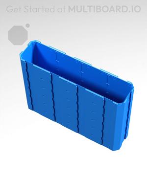 4x1x3 - Full Multipoint Rail - Standard Click-In Multibin Shell Extension
