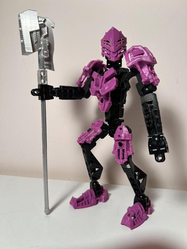 Bionicle Compatible Halo Gravity Hammer