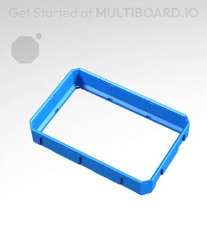 3x2x0.5 - Topped Multipoint Rail - Standard Click-In Multibin Shell Extension