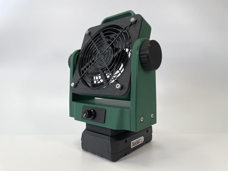 Modular Desk Fan 120mm (Optional Parkside X20V Mount)