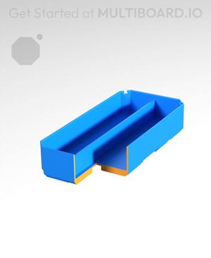1x2x0.5 - Double Divided Bin - Multibin Insert