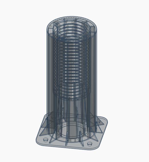 Adjustable furniture leg