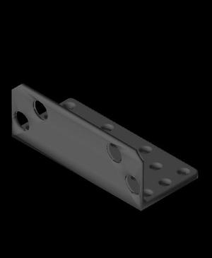 Multiboard 7 wide Screwdriver hanger with 18 x 10mm holes