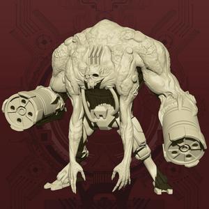 (Centauri) Furies Horde Berserker - Ready Pose