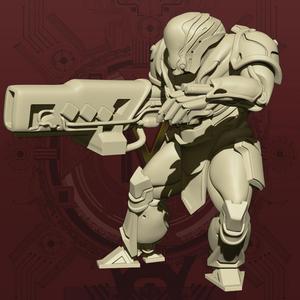 (Centauri) Infernal Soldier - Dodging Pose