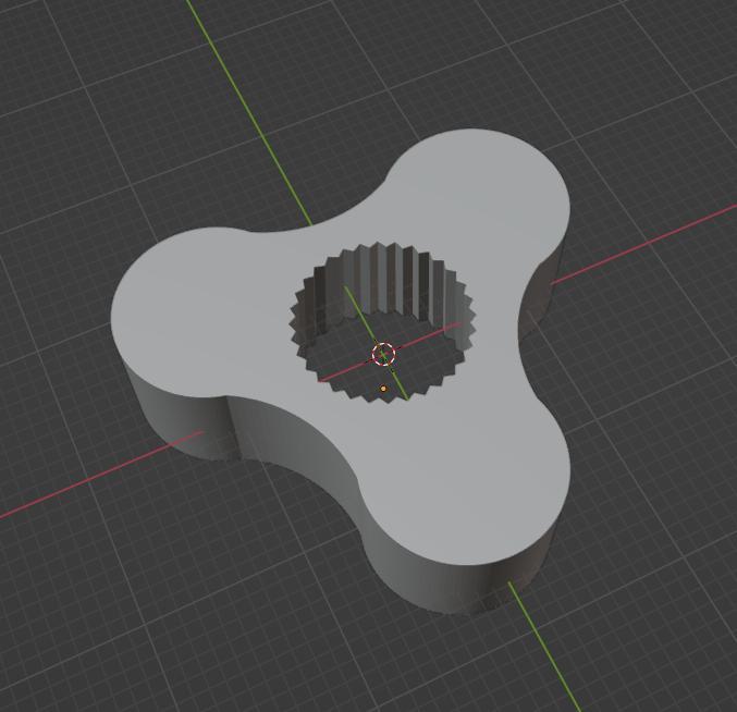 Paint tube opener for the classic ridged caps