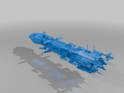 Babylon 5 Ploutos Project Commandeer Escort Carrier