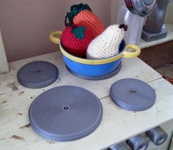 Toy Kitchen Hotplates [no supports]