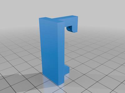(3D Slash) IKEA_Skadis_and_LEGO_compatible_block__2x4