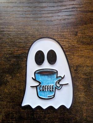 Coffee Ghost Magnet