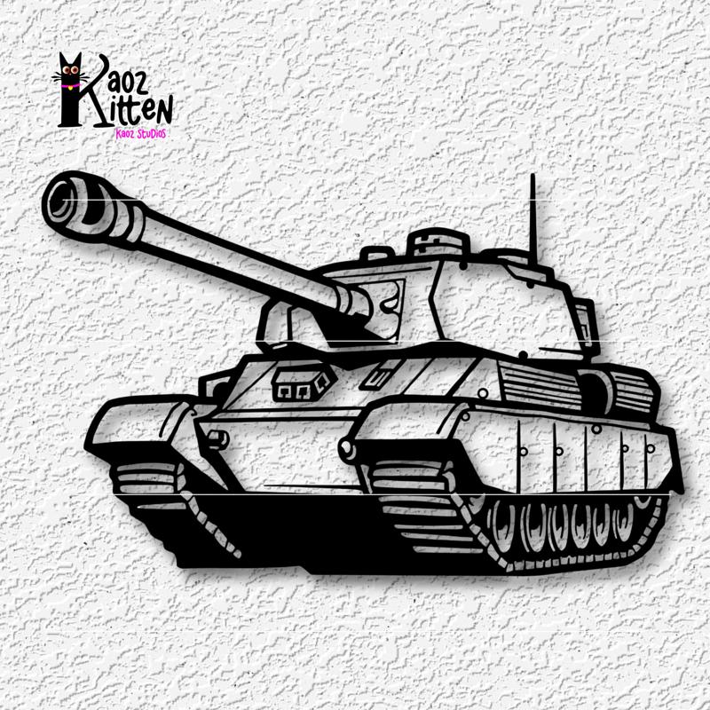 tank wall art game room decor