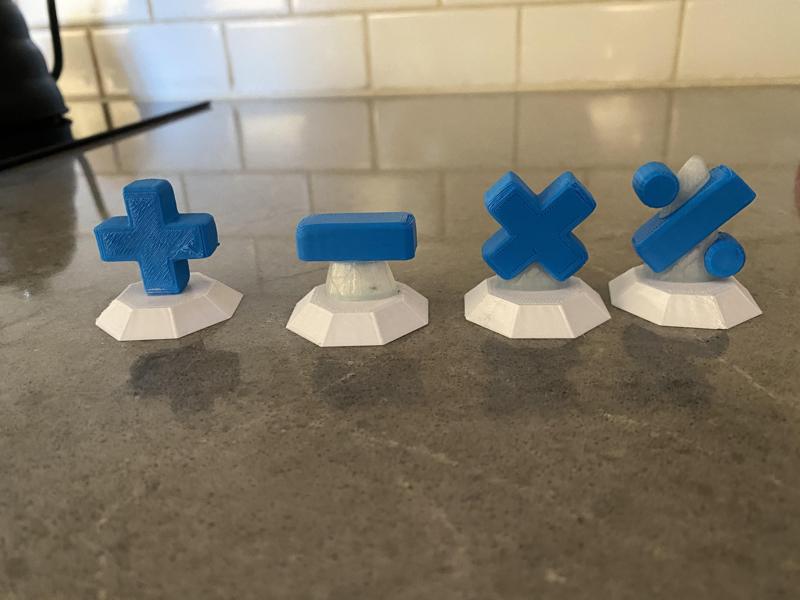 Math Figure Stands