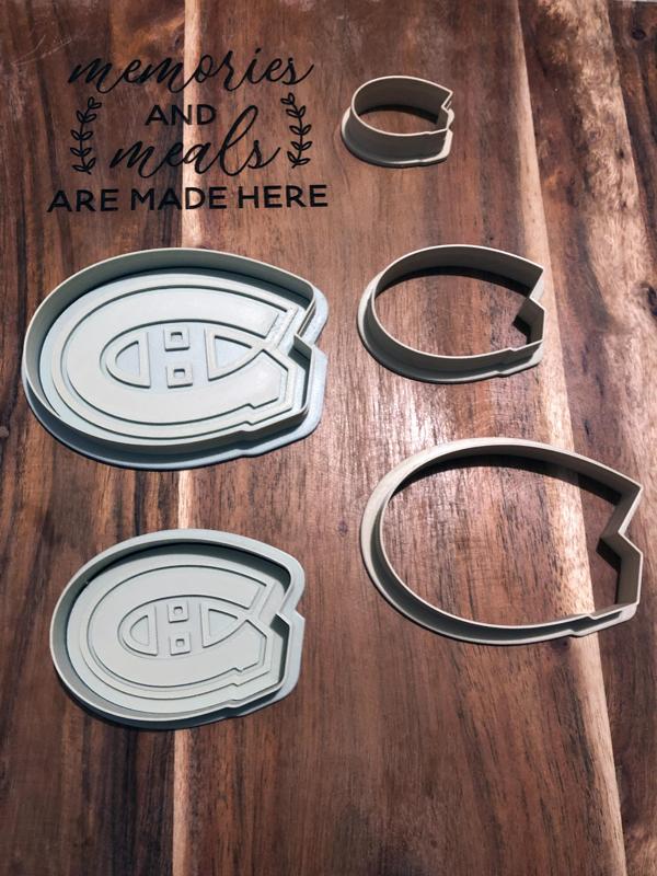 NHL - MTL Cookie Cutters and Stamps