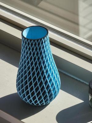 Multicolor painted Double_Spiral_Vase2 for XL