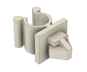 Nissan engine food support rod clamp