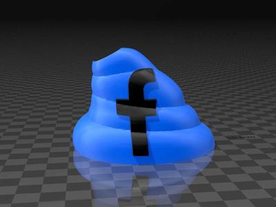 facebook sculpture