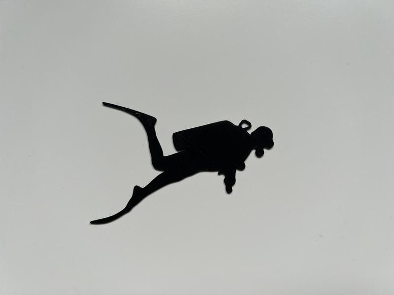 Diver Wall Art #1