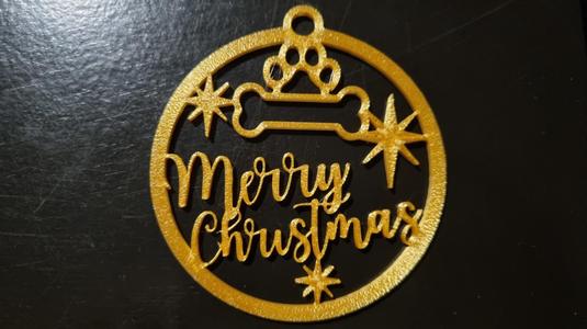 Christmas ornament Dog bone