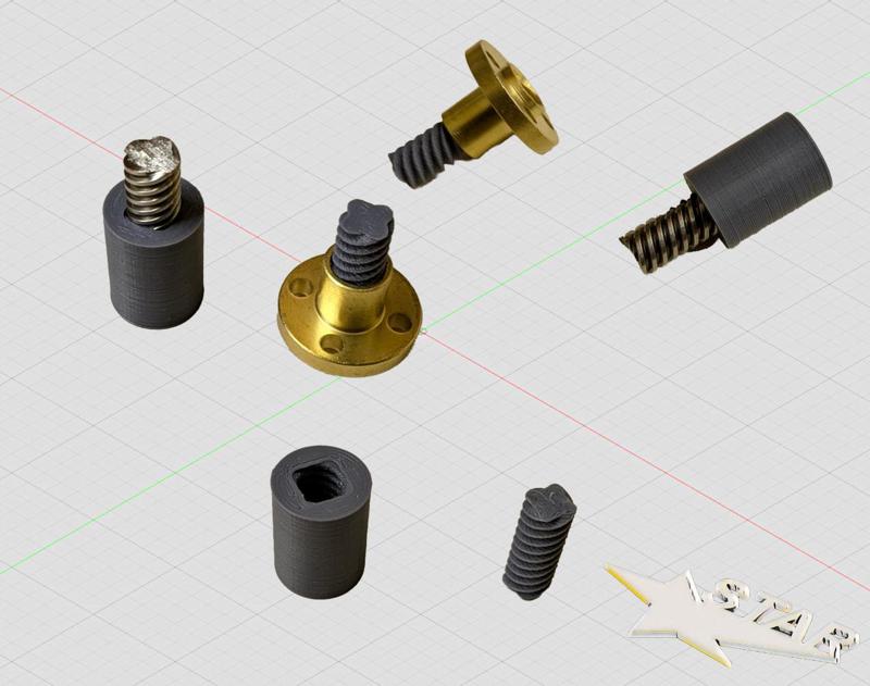 Thread test / Gewinde TR8x8x4G