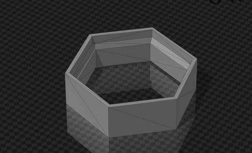 Honeycomb wall panel 1x1