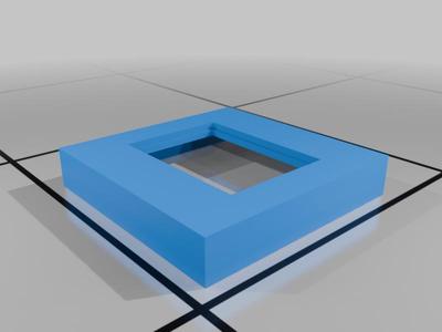 tampa para caixa de iodo (para sensibilizar daguerreótipo Becquerel)