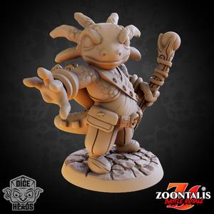 Axolotl Wizard (pre-supported included)