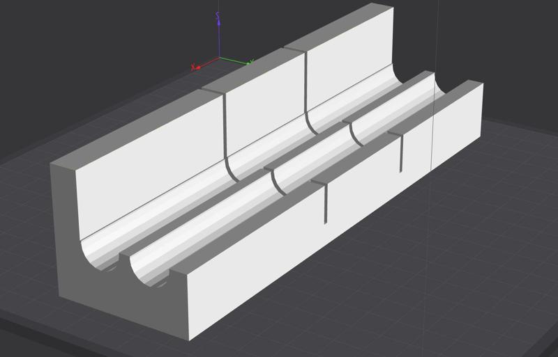 Preparation for cutting Hard Pipe for water cooling 14 mm
