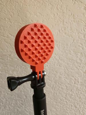 Scratcher for selfie stick.