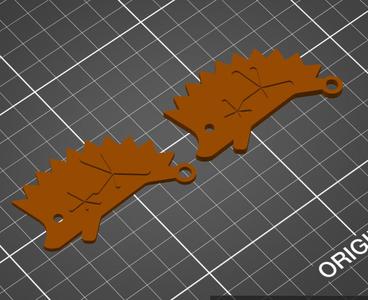 ALD Hedgehog Keychain