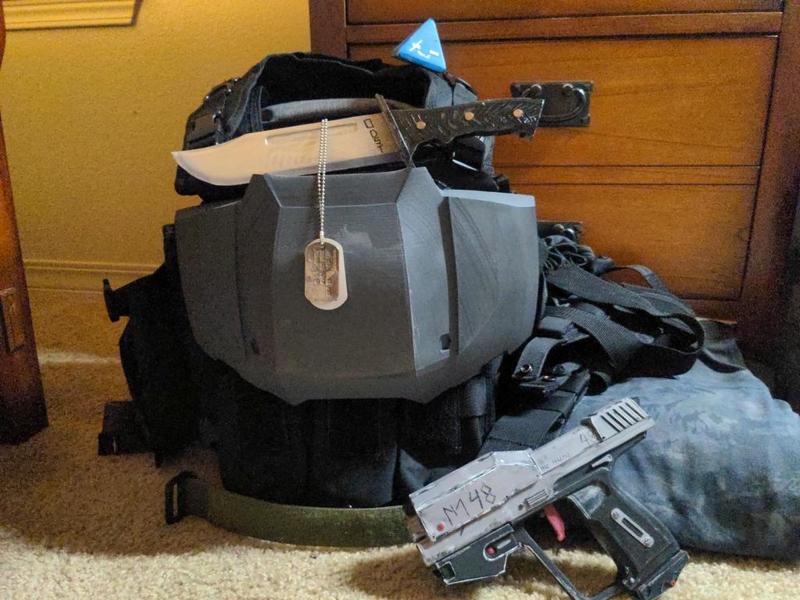 Strapped ODST gear