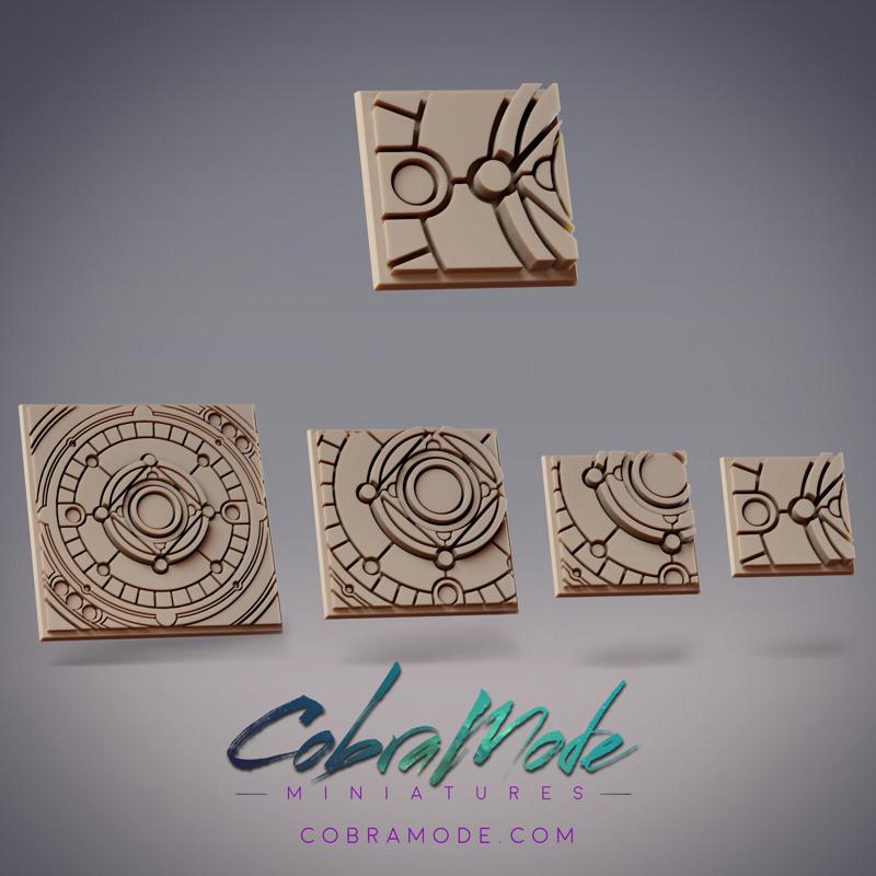 Ancient Rune Square Base Pack (4pcs)