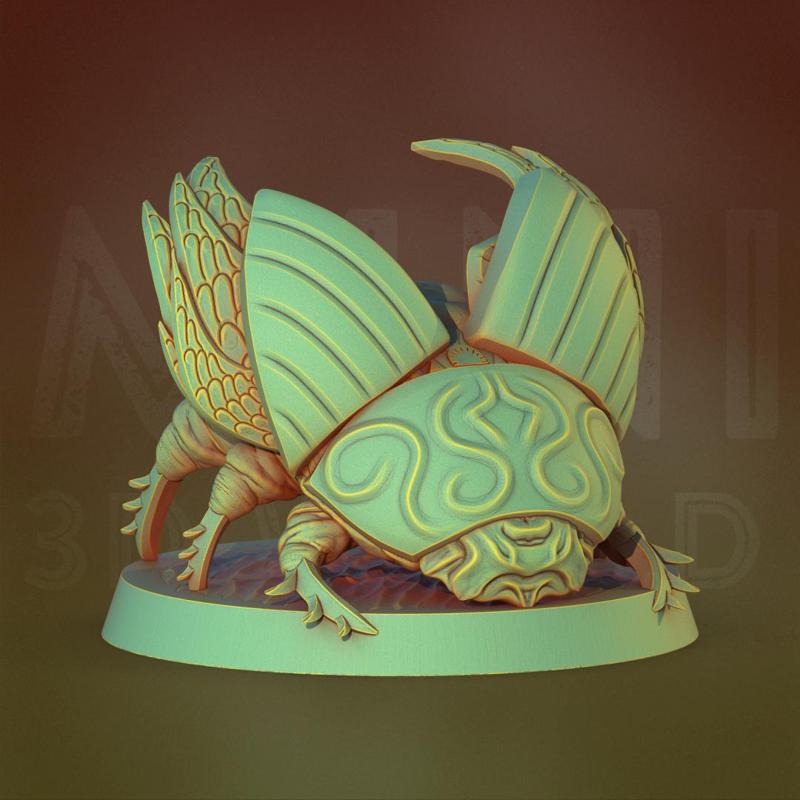 Ancient Egyptian Scarab | A Mini 3D World