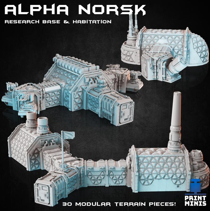 Alpha Norsk Habitation Facility - Modular Kit - Expedition Collection