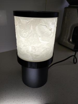 Lithophane Table Lamp