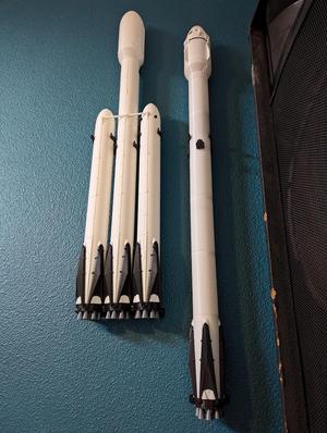 Falcon 9  and Falcon heavy wall mounting brackets