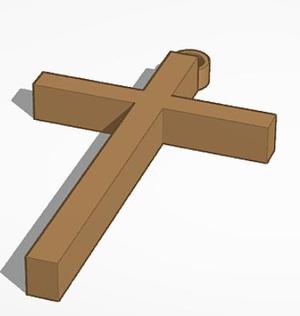Cross Keychain