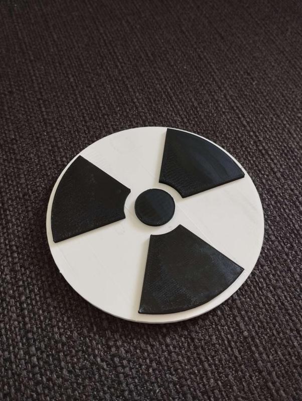 Radiation Coaster (Coaster for Drinks) - Radiation Hazard Bundle