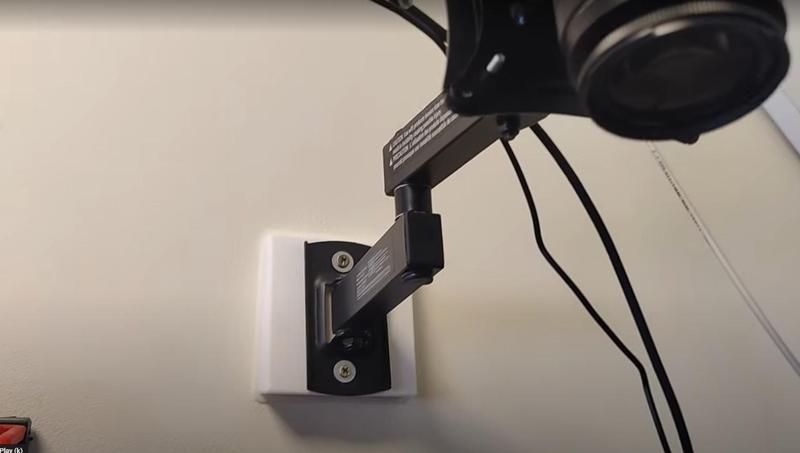 Camera / TV VESA Wall mount 10 and 20 degrees tilt