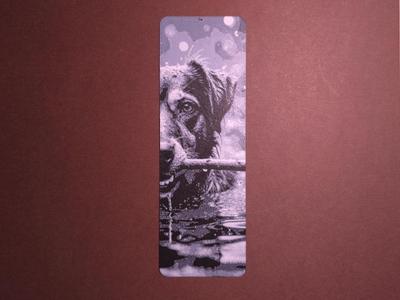 Swimming Dog 3 Bookmark