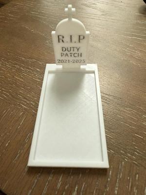 AF Duty Identifier Badge Grave - Headstone