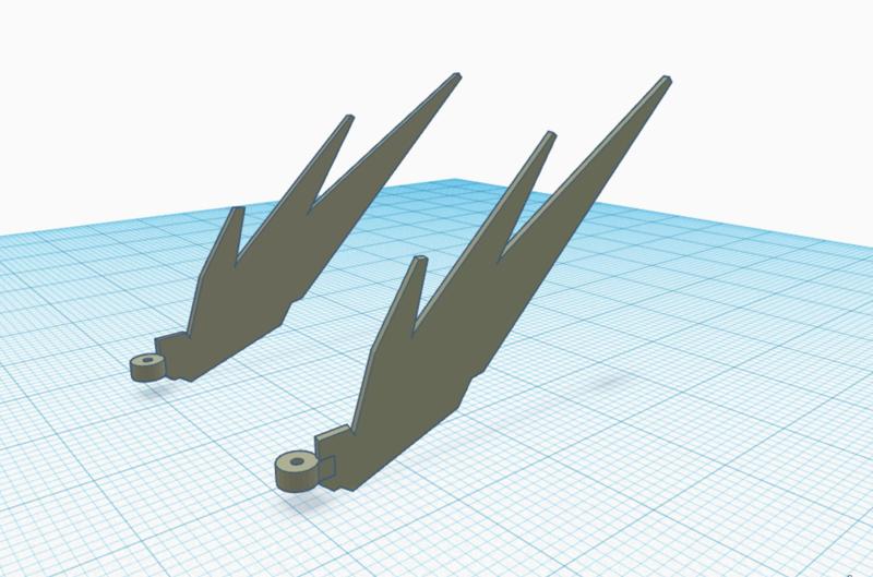 Unicorn gundam Phenex Horn / Antenna