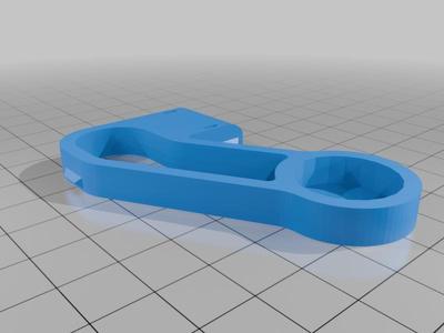 Ender 3 (Pro) 90° Heated Bed Cable Strain Relief INVERSE