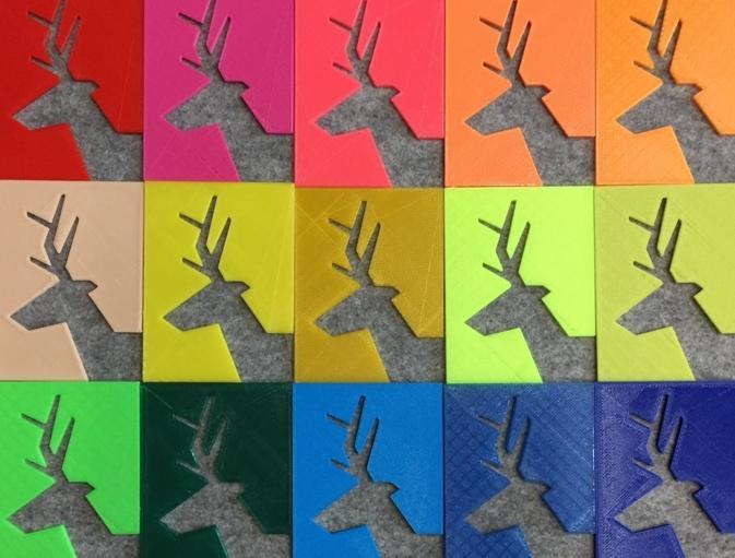 The 2D & 3D tiles of deer.