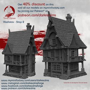 Dark Realms Vladistov Market Town Shop 2