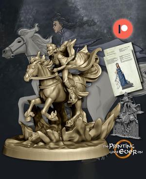 Lady Aranwen - Mounted