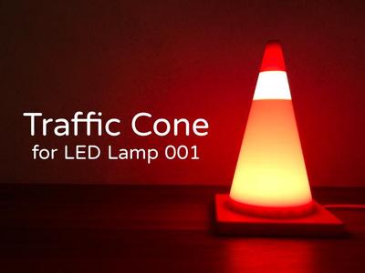 Traffic cone for LED Lamp 001