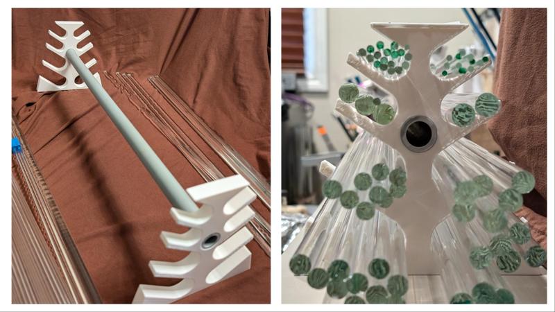 Glass Rod Storage Rack