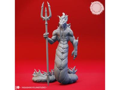 Flame Salamander Guard - Tabletop Miniaturea