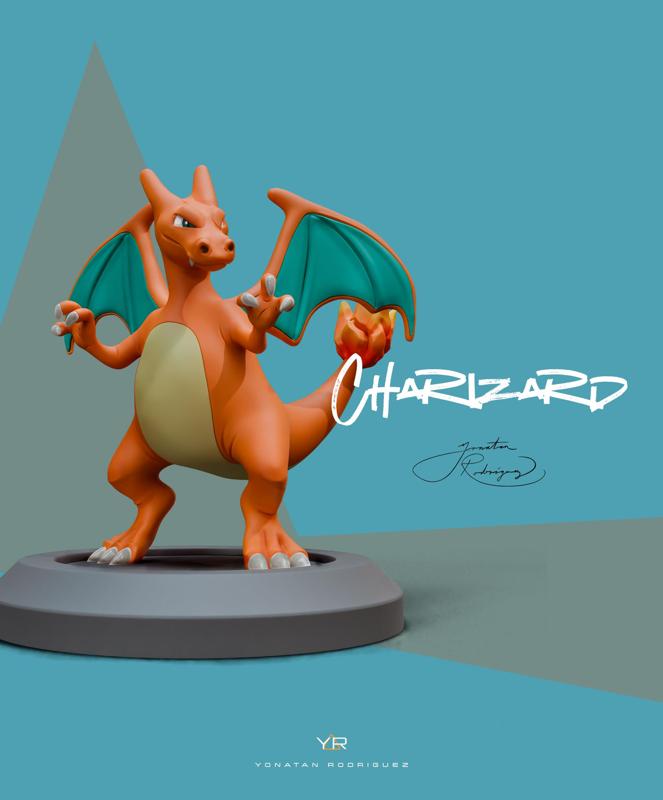 Charizard-Pockemon (Stylized Fan art)